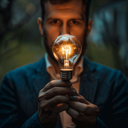 Businessman presenting an award-winning idea to investors