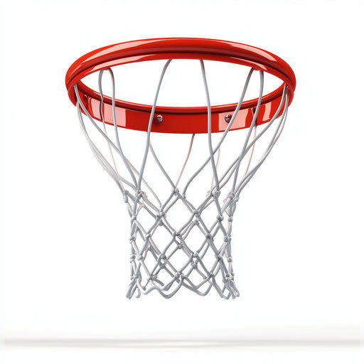 Realistic illustration of a mini basketball hoop, high resolution, isolated