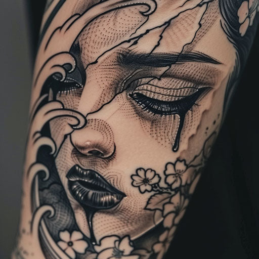 Detailed Depression Tattoo Tattoo Kit