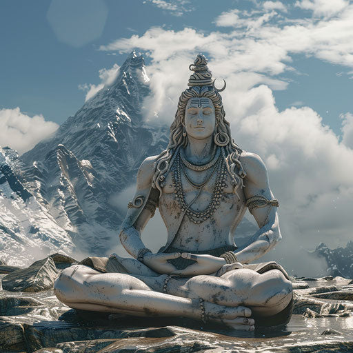 Realistic 3D 4k meditation in the Himalayas
