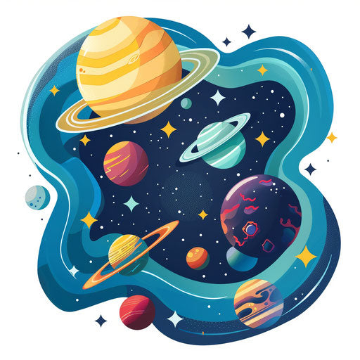 Planets, stars, and galaxies on a cosmic map