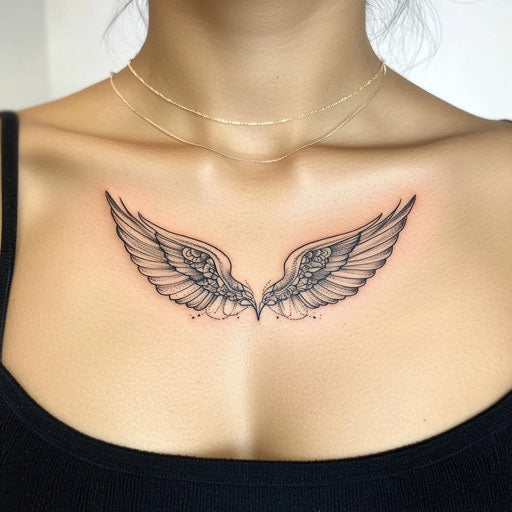 Illuminated Sternum Tattoo Women Tattoo Kit