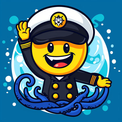 Smiling sailor salute