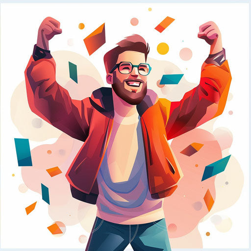 Motivation clipart in a realistic style