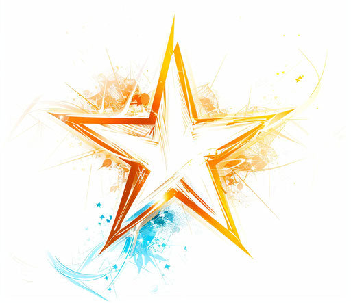 Star on white background symbol | Price 1 credit USD $1