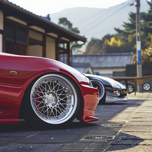 Toyota Supra classic wire-spoke wheels