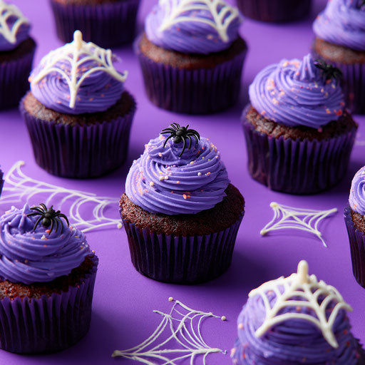 Spooky Festive Atmosphere with Delicate Spiderwebs