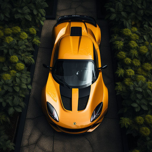 Lotus elise from above