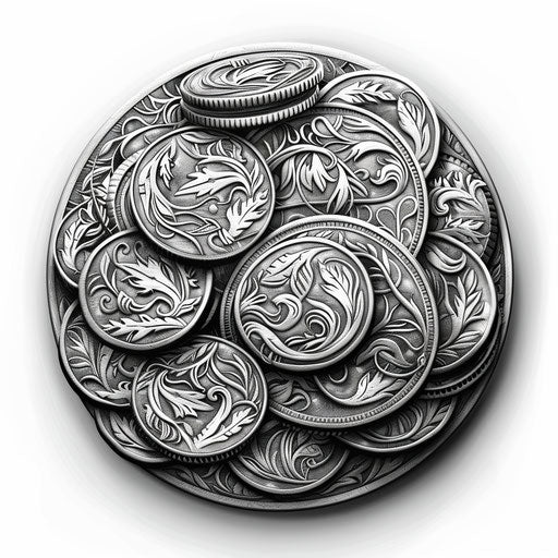 Realistic charity clipart on flat white background