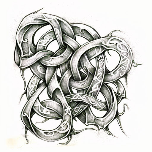 Strength and Honor on white canvas