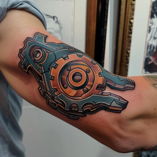 Elbow Tattoo Tattoo Vector Art