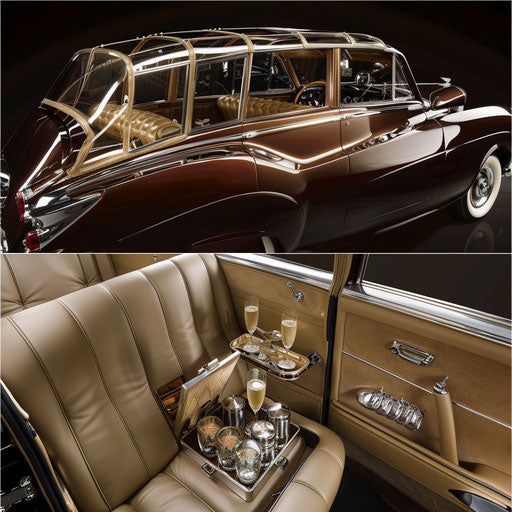 Luxury limousine Bentley R Type Continental 1954