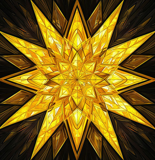 Sunshine star for free on the web, lightbox style, dark yellow and gold, heroic