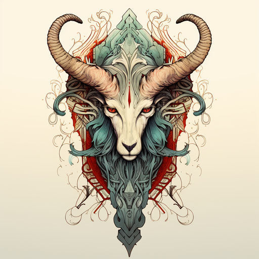 Totem animal lettering, detailed graphic design - iconic