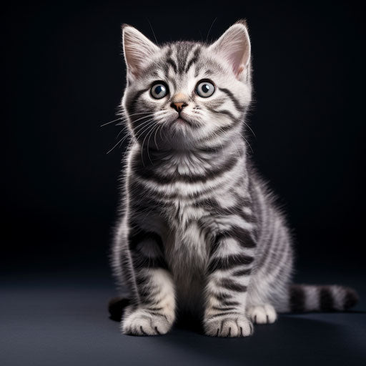 An American Shorthair kitten