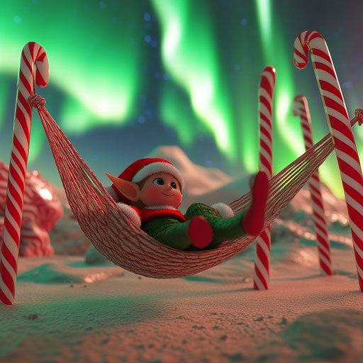 Well-deserved rest under the Northern Lights