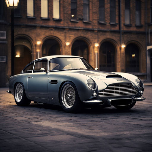 Stylized vintage car