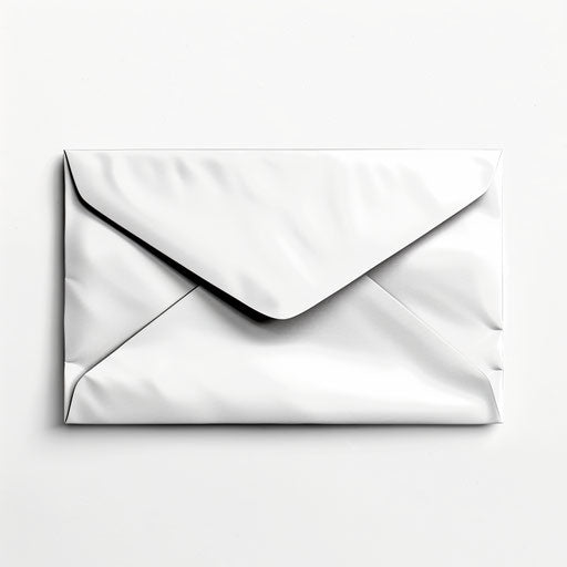 Newsletter clipart in photo realistic style on flat white background