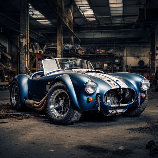 Restoration of an ac shelby cobra car