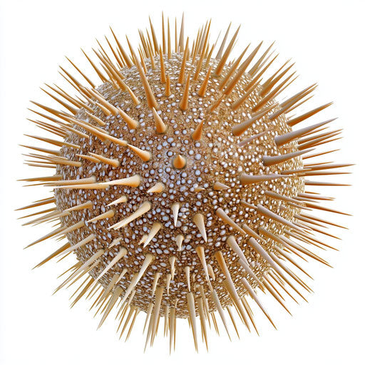 Photo realistic clipart of a Sea Urchin, high resolution, isolated