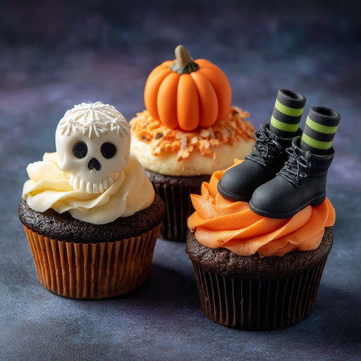 Whimsical Cupcakes with Unique Toppings