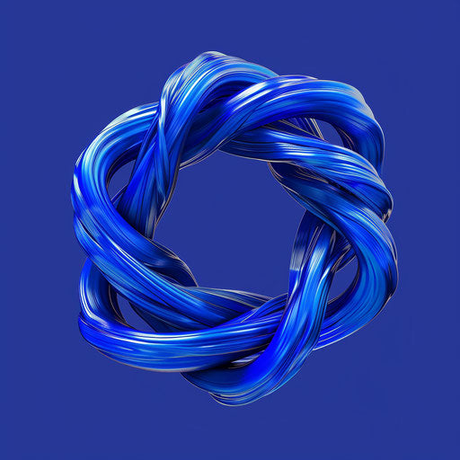 Realistic unity clipart shining on royal blue background