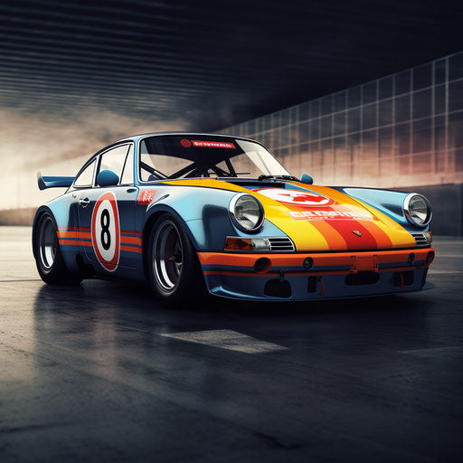 Classic Porsche 911 Carrera racecar