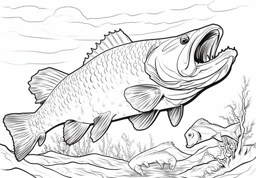 the big mouth fish, precisionist style