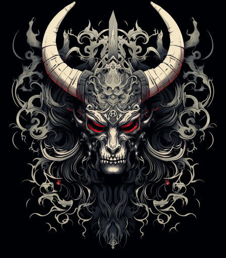 Horned demon: Japanese abstraction, masks and totems