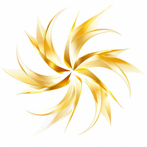 Golden star on white background, Stephen Ormandy style, swirling vortexes, sparkles, fantasy, commission for, contrasting