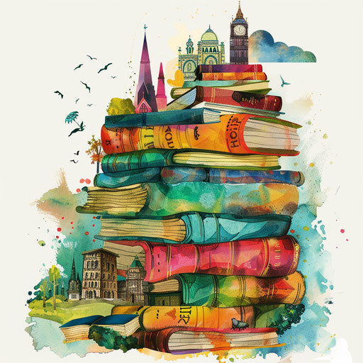 Travel and Adventure: Colorful Books for Dreamers