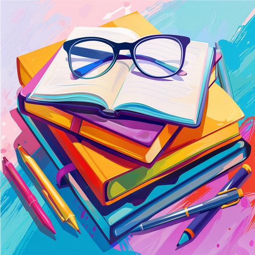 Teachers Day Clipart: Realistic Illustration with Random Flat Background