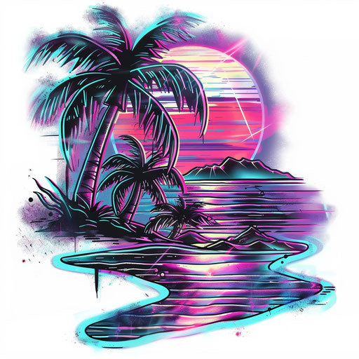 Beach Tattoo Vector Pack