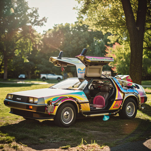 High-performance ice cream truck in sunny park