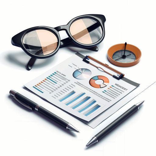 Evaluation clipart in photo realistic style on white background