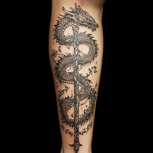 Dazzling Dragon Arm Tattoo Tattoo Files