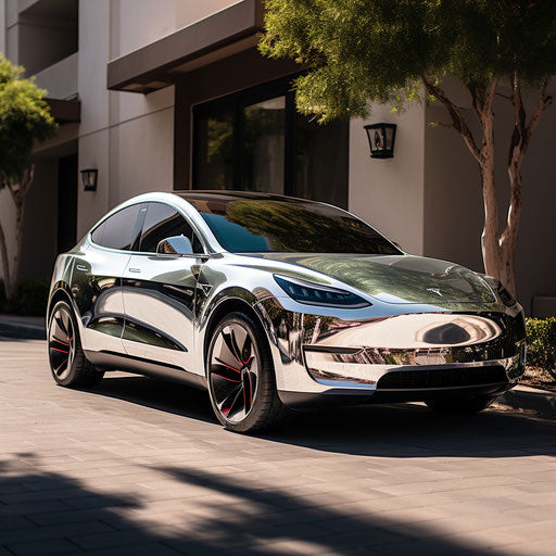 tesla model y chrome