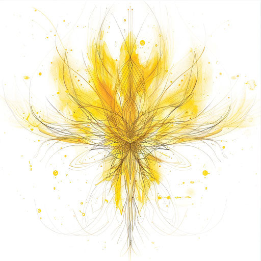 Dynamic Solar Plexus Chakra Tattoo Design