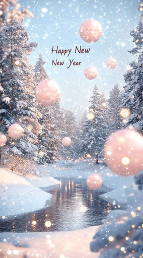 Gleaming Image Happy New Year Social Greetings