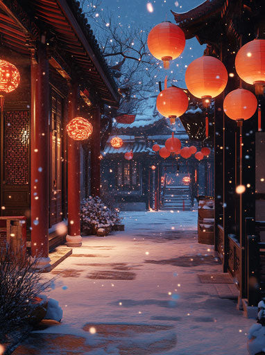 Architectural style inspired by China, Chinese New Year vibes