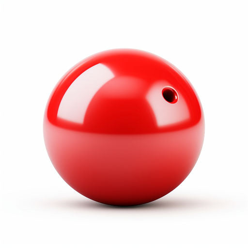 Bowling ball clipart in Minimalist style on white background