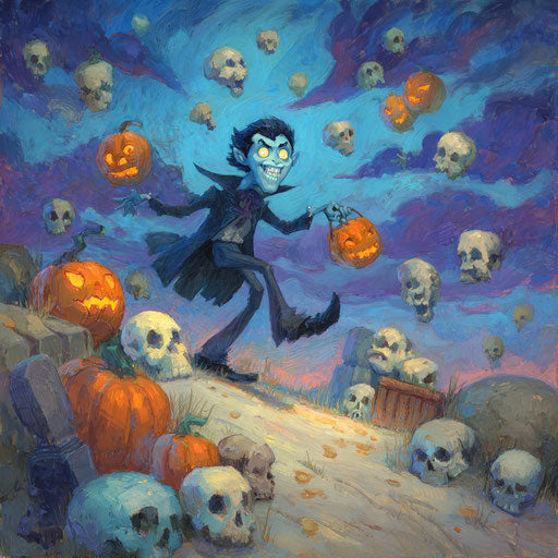 Playful Halloween Scene