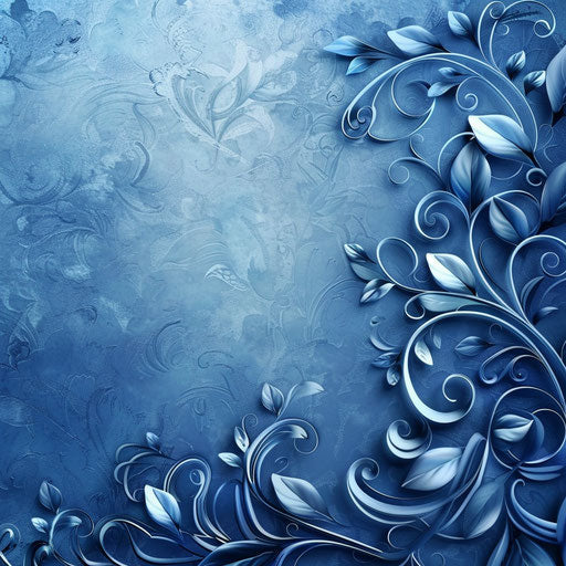 Realistic craft with subtle blur on flat indigo background