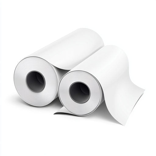 Realistic fax rolls clipart