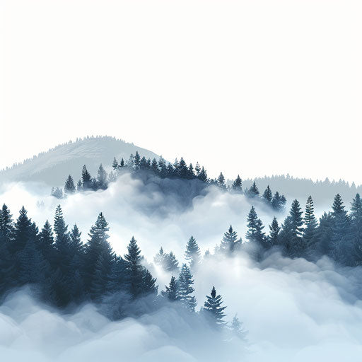 Fog clipart in a photo realistic style