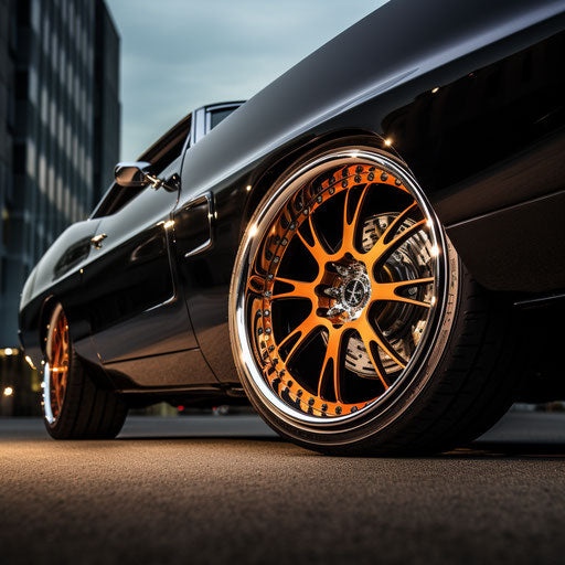 Dodge Charger Hellcat classic wire-spoke wheels