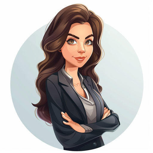 Customer illustration in photo realistic style on white background