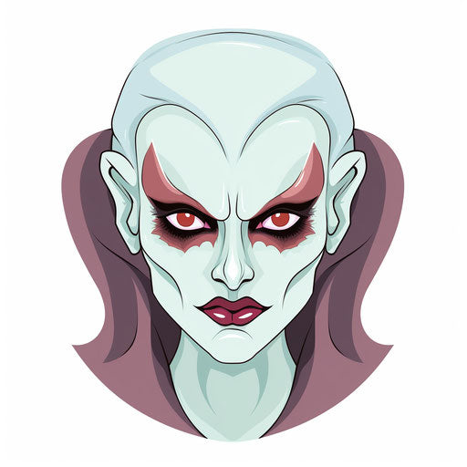 Vampire clipart in the style of Pastel Colors Art