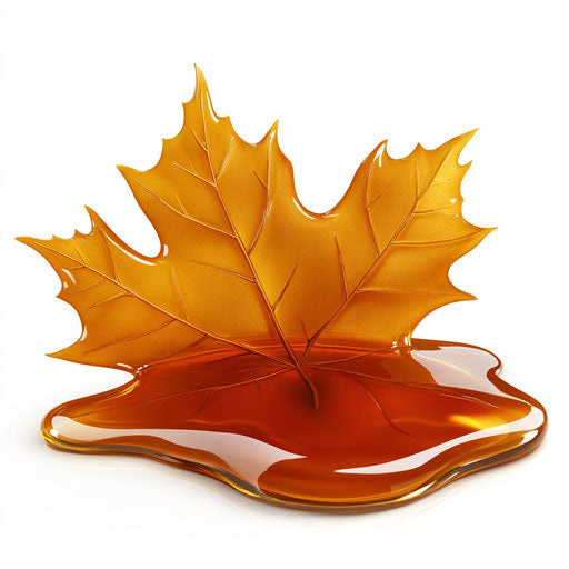 Realistic illustration of a maple syrup, high resolution