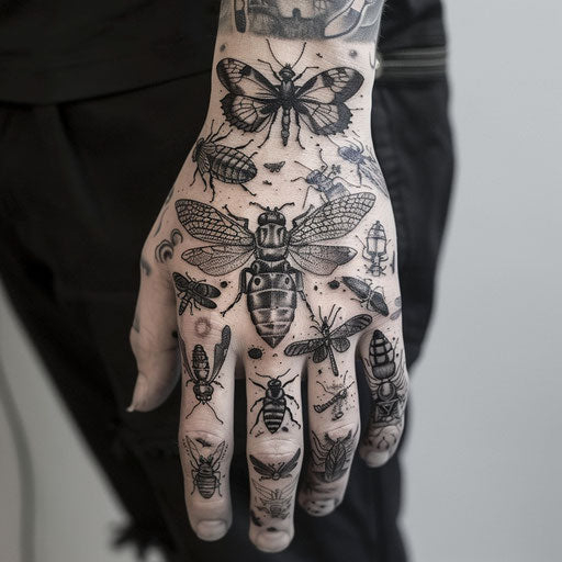 Hand Tattoo Men Tattoo Blueprint Collection